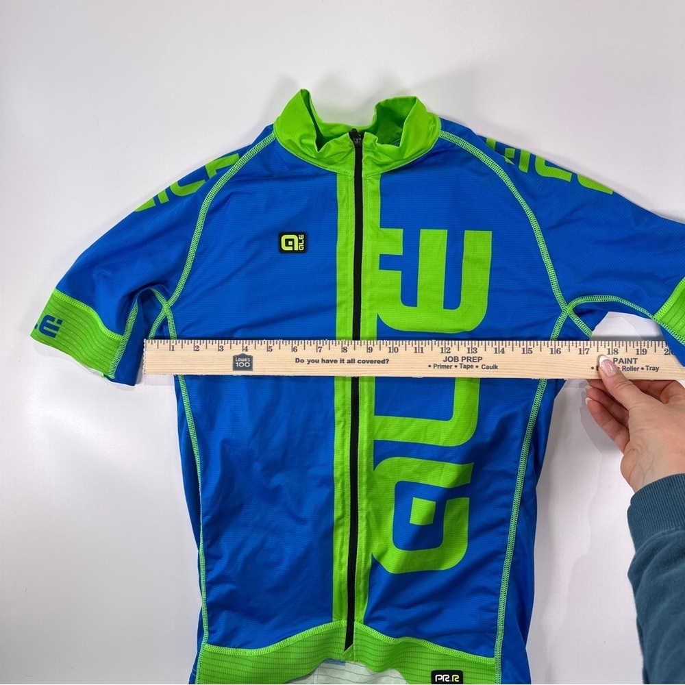 Alé Men’s PRR 2.0 Race Fit Cycling Jersey Medium Blue Green - Picture 6 of 7